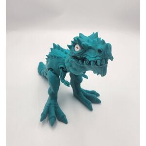 3D Printed Articulated T-Rex - Green - Movable‎ Parts - Dinosaur